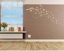 Beautiful Wines with Leaves Vinyl Decals Modern Wall Art